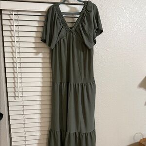 Impressions Olive Maxi Dress